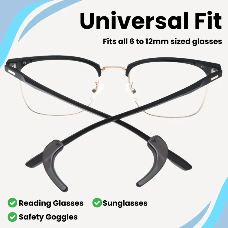 Daphtora® Non-Slip Glasses Grips (2 Pairs) - Image 6